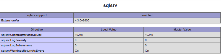 sqlsrv