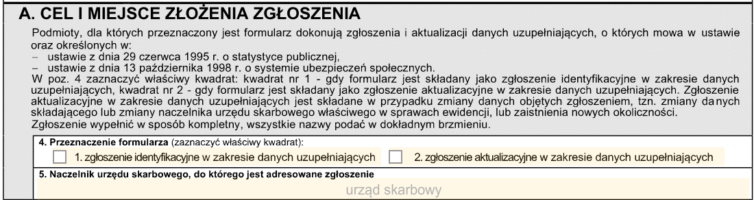 NIP-8 - jak wypełnić część A