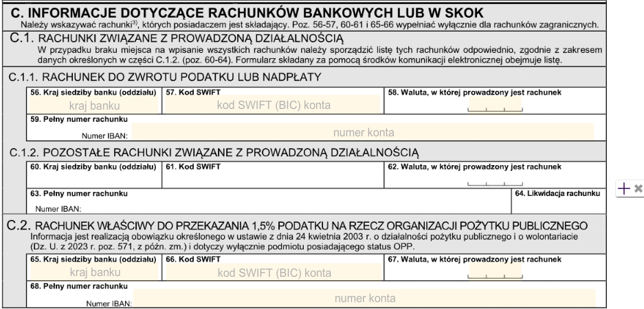 NIP-8 - jak wypełnić część C
