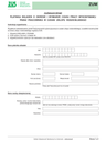 ZUS ZUM Zaświadczenie płatnika składek o okresie i wymiarze czasu pracy wykonywanej przez pracownika w czasie urlopu rodzicielskiego