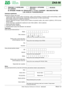 ZUS ZAS-58 Wniosek/skarga o udzielenie wyjaśnień/wydanie decyzji w sprawie prawa do świadczeń z tytułu choroby i macierzyństwa lub zasiłku pogrzebowego - wersja papierowa