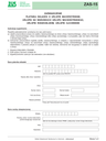 ZUS ZAS-15 (archiwalny) Zaświadczenie płatnika składek o urlopie macierzyńskim, urlopie na warunkach urlopu macierzyńskiego, urlopie rodzicielskim, urlopie ojcowskim