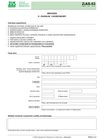 ZUS ZAS-53 (archiwalny) Wniosek o zasiłek chorobowy