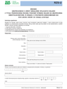ZUS RZS-U (archiwalny) Wniosek ubezpieczonego o zwrot nienależnie opłacanych skład. z tytułu przekroczenia rocznej podstawy wymiaru skł. na ubezp. emerytalno-rentowe,w związku z otrzymanym zawiad. ZUS