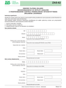 ZUS ZAS-62 Wniosek płatnika składek niezobowiązanego do wypłaty zasiłków o przeprowadzenie kontroli wykorzystywania zwolnienia lekarskiego od pracy - z wysyłką do PUE ZUS