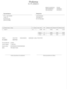 FP(n-1poz) (archiwalny) Faktura Proforma netto (1 pozycja) - darmowa