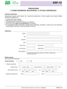 ZUS ERP-15 Oświadczenie o stanie rodzinnym, majątkowym i o sytuacji materialnej