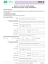 ZUS EWG-M Wniosek o wypłatę gwarantowaną na rzecz małoletniej osoby uprawnionej
