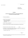 WwznA Wniosek o wydanie zezwolenia na obrót hurtowy w kraju napojami alkoholowymi o zawartości do 4,5% alkoholu oraz piwem