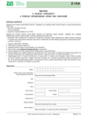 ZUS Z-15A (archiwalny) Wniosek o zasiłek opiekuńczy z powodu sprawowania opieki nad dzieckiem